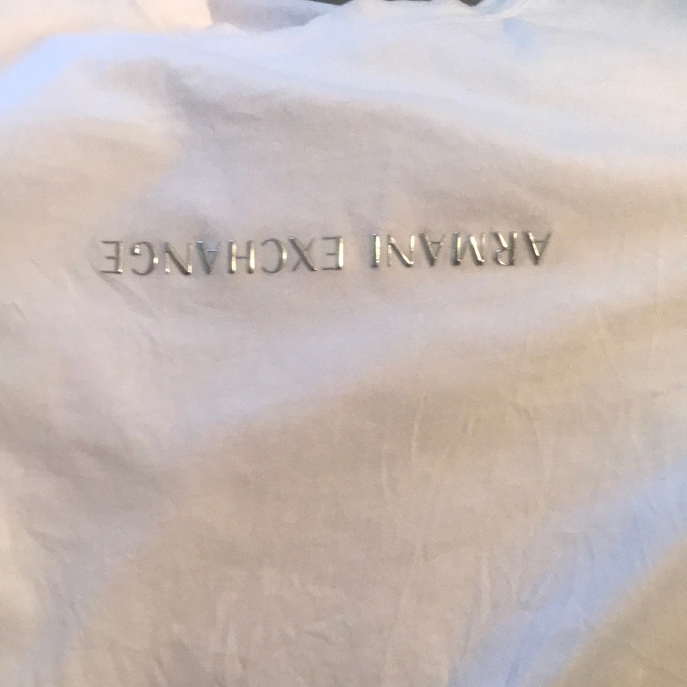 White and silver Armani t shirt dress so medium
